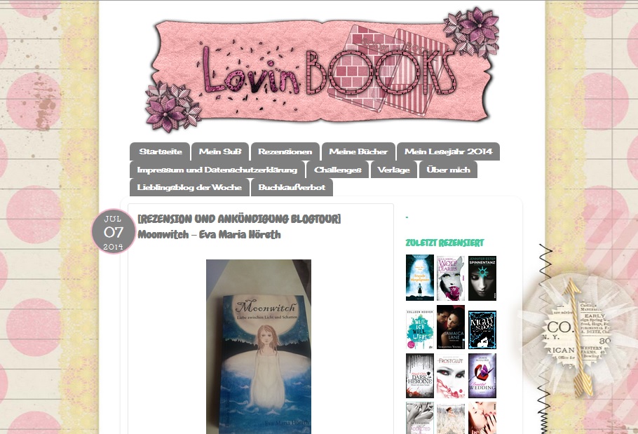 Rezension von Moonwitch auf LovinBooks4ever