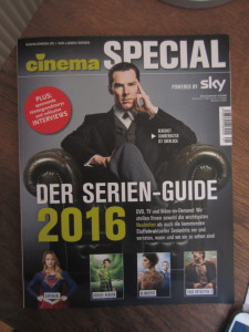 Zeitschrift Serienguide 2016